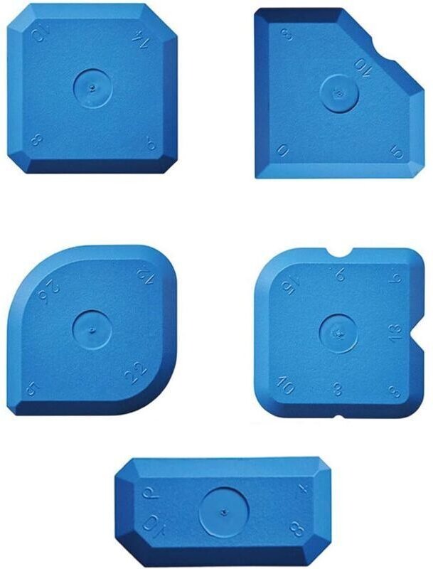 Silikon-Fugenwerkzeugset – 5-teiliges Set mit Fugenglättern und Schabern zum Glätten