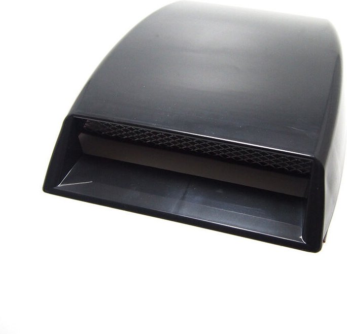 Lufteinlassabdeckung, universelle dekorative Lufteinlasshaube für Autos, Entlüftungsaufkleber, Abdeckungshaube(schwarz) ...