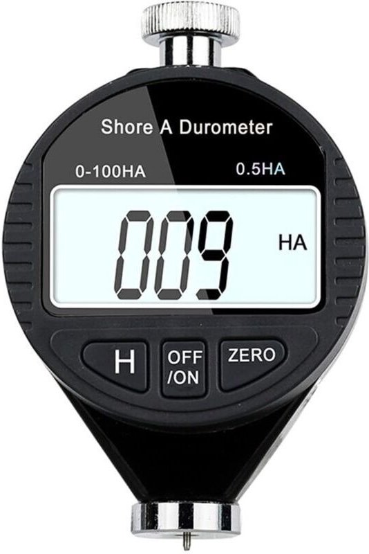 Digitales Durometer mit LCD-Bildschirm, 0-100 HA Shore A Härteprüfgerät für Reifen, Kunststoff, Gummi, Leder NE10A