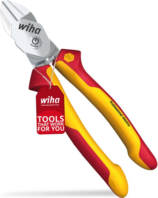 Wiha vde Hochleistungs-Seitenschneider BiCut Industrial mit DynamicJoint® 200mm, umschaltbar 200% Power auf Knopfdruck i...