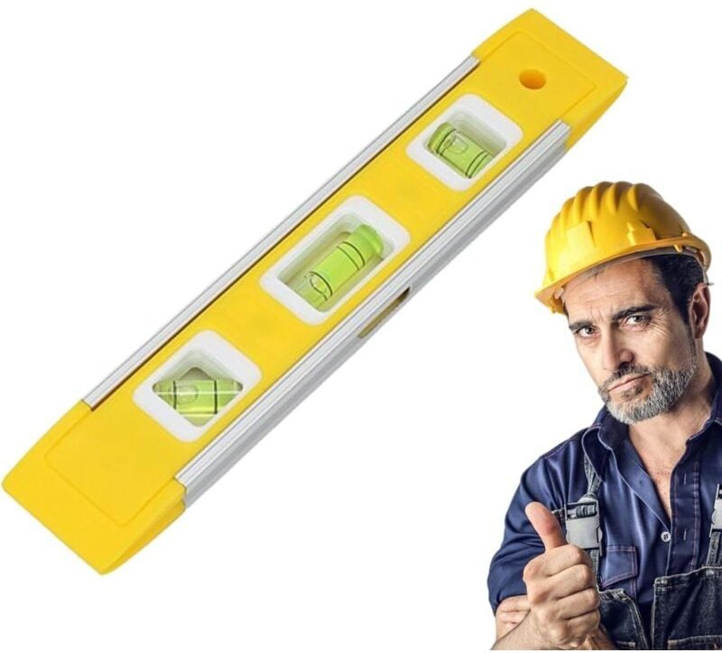 Wasserwaage, Wasserwaagenwerkzeug, magnetische Wasserwaage, schlagfestes Wasserwaagenwerkzeug, Messwinkel zum Messen