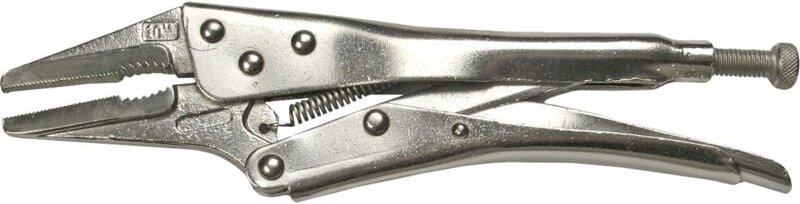 SW-Stahl 41520L Langbeck-Gripzange 170 mm i extra schlankes Maul i Gripzange mit geraden Backen i Langbeck-Feststellzang...