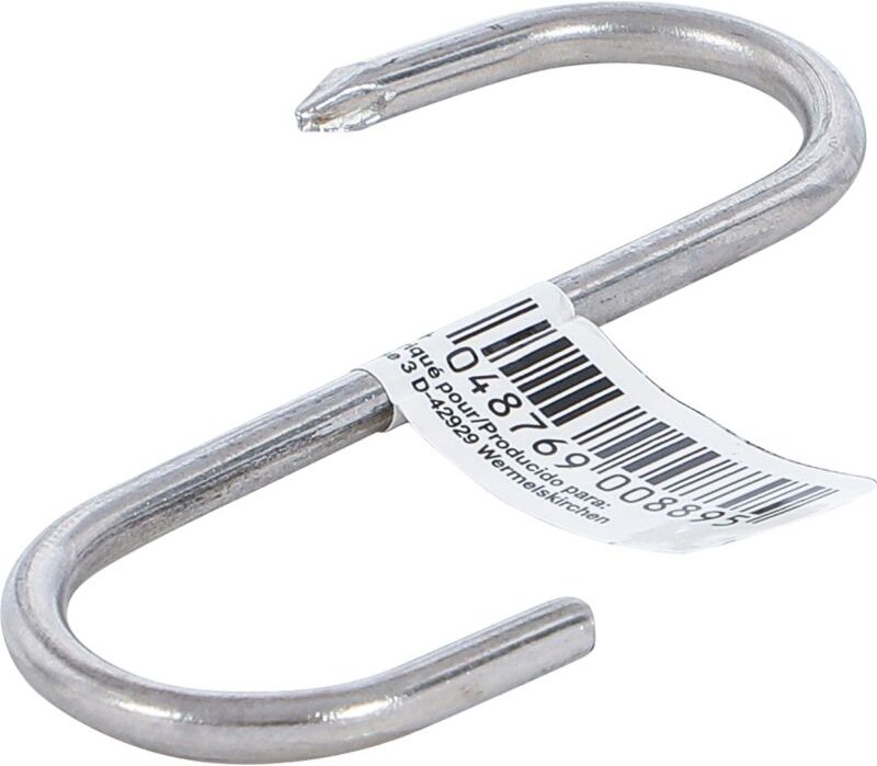 Fleischerhaken Edelstahl 80 mm