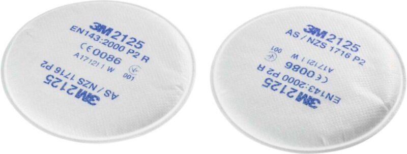 3M Partikelwechselfilter-Set, 10 Paar P2R rund 10 Stk