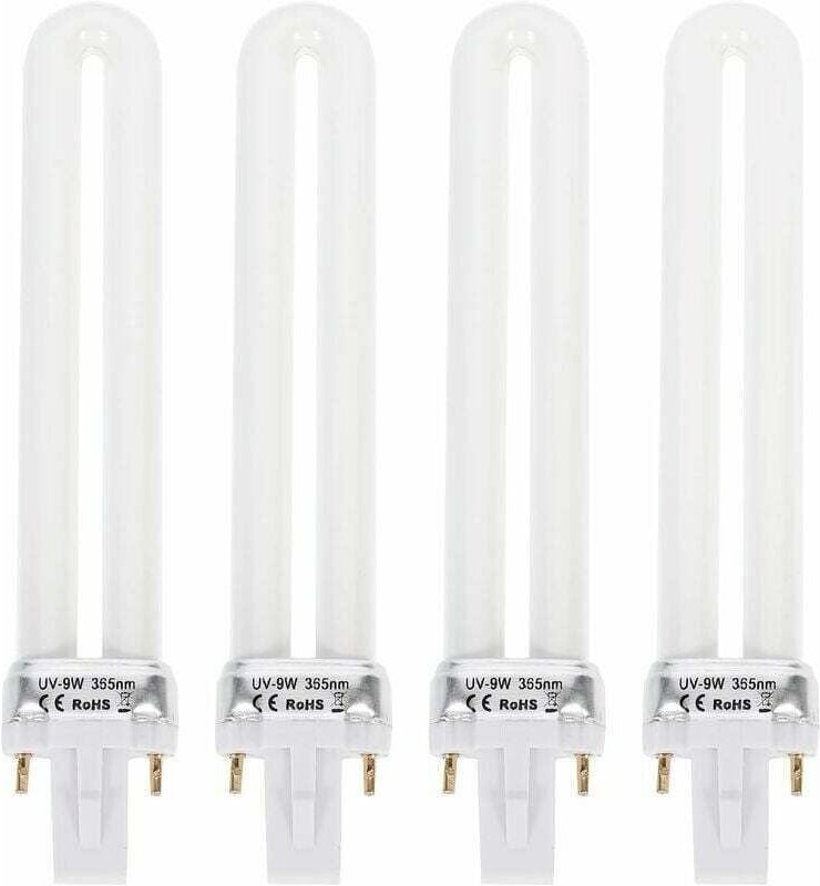 stücke U Form Ersatz 9W 365nm UV Licht Rohr Birne Rohr für Home UV Lampe Licht Nail art DIY