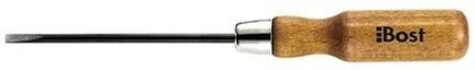 Bost - Schraubendreher Holzgriff Mechaniker - Flache Klinge - 5,5 x 100 mm - 606100