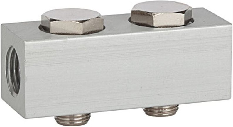 Thumbnail - Riegler - Versorgungsleiste für Wegeventile, mit 2 Ventilpositionen, g 1/4