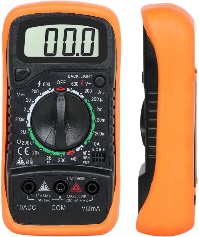 Digitalmultimeter - Voltmeter Amperemeter AC DC Ohmmeter