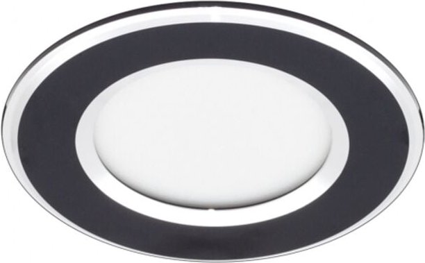 Fabrilamp - Samos Einbaustrahler schwarz/chrom 5w 6500k 4x10x10 cm 400lm cut off 7,5d