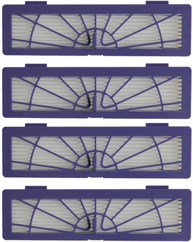 hochwertige Ersatzfilter, passend für Neato Botvac Saugroboter, 4 Botvac HEPA-Hochleistungsfilter, Neato BotVac Serie, D...