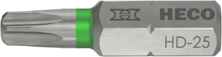 Heco Bit, HECO-Drive, HD-25, grün, 10 Stück