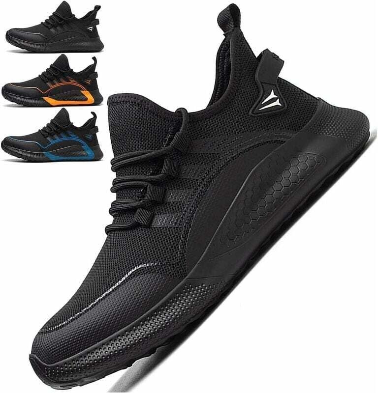 Sicherheitsschuhe für Herren und Damen mit Stahlkappe – leichte, bequeme Sicherheits-Sneaker, bruch- und durchstichfeste...