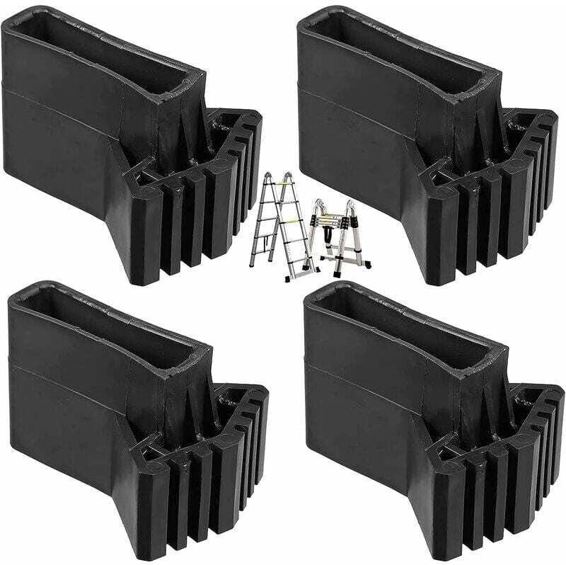 4 Stück schwarze Leiterbeinschutzhüllen