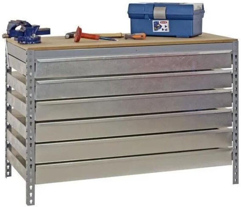 Simonrack Werkbank Modelle Dunkelgrau Robustes Holz