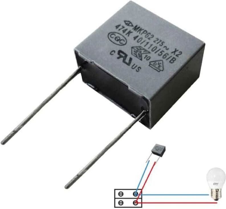 Pack 5 Kondensator für LED-Lampe EDM