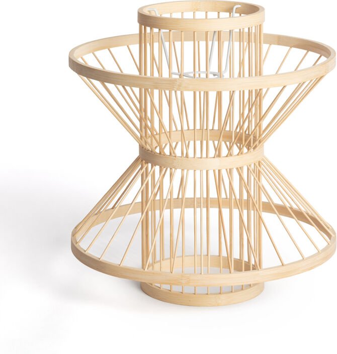 Efectoled - Lampenschirm aus Bambus für Pendelleuchten Namibia Natürlich