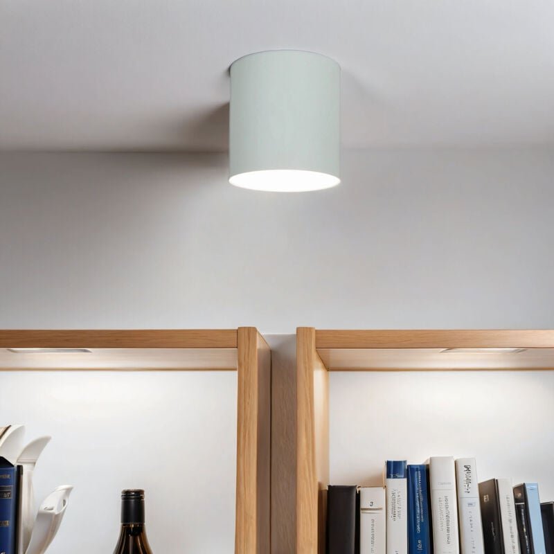 Licht-erlebnisse - Spot Lampe Weiß ø 12,7 cm GU10 Metall Modern Deckenleuchte Deckenlampe