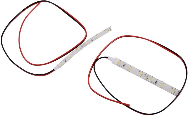 Tlily - 2x10cm 12V Weiß 6 led 5630 smd Streifen Lichter Für Auto Boot Motor Van Wasserdicht
