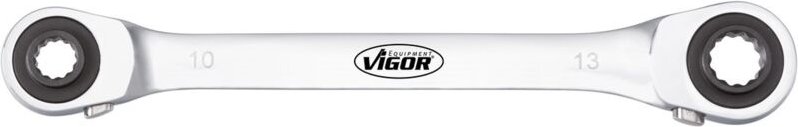 V2705 Doppel-Ringratschenschlüssel-Satz Schlüsselweite (Metrisch) 10 - 19 mm - Vigor