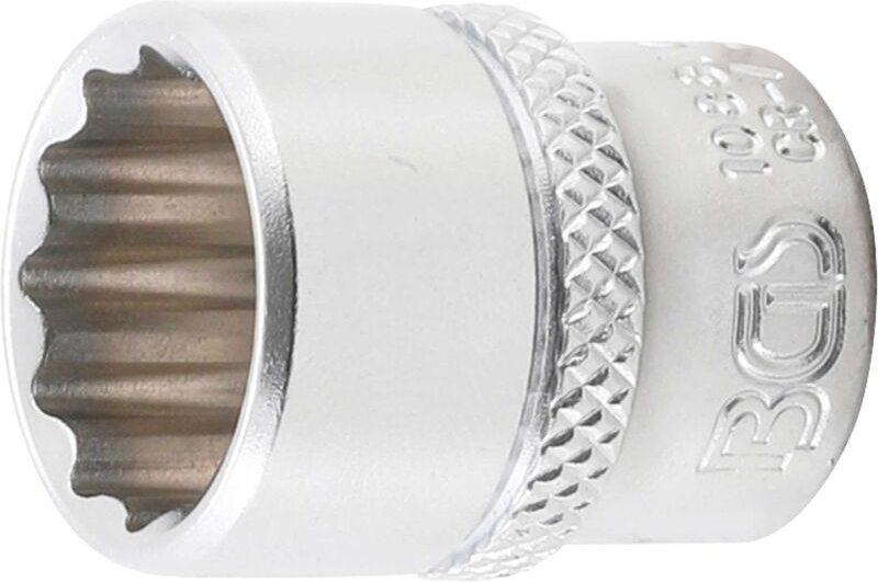 Bgs Technic - Steckschlüssel-Einsatz Zwölfkant Antrieb Innenvierkant 6,3 mm (1/4') sw 9/16'