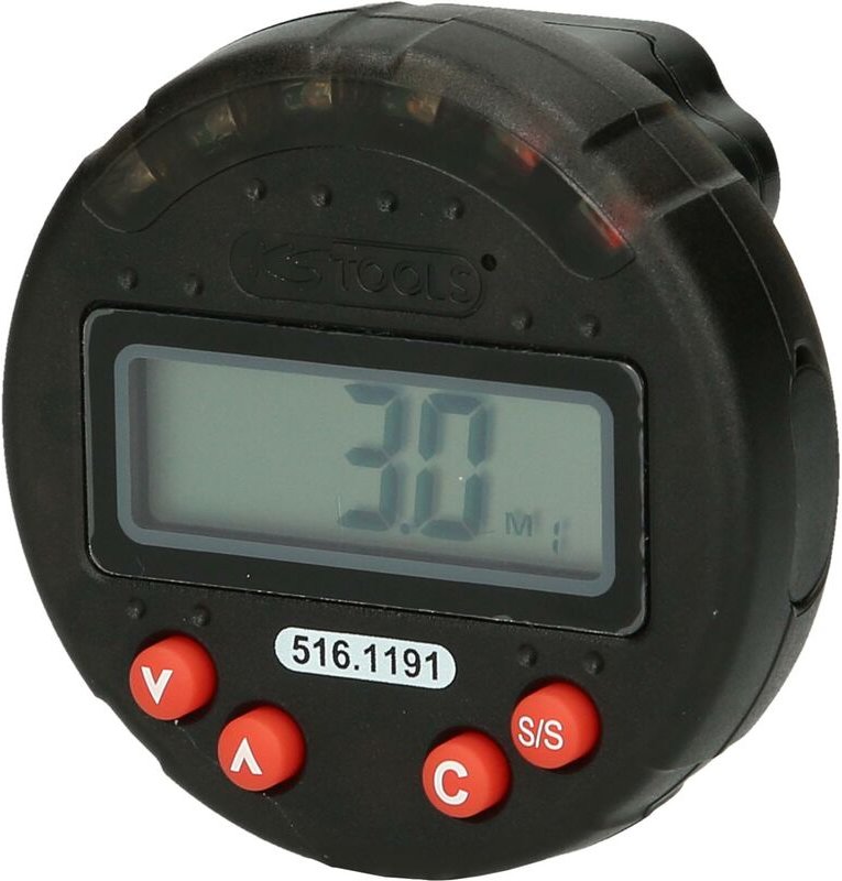 Ks Tools Digitaler Drehwinkelmesser mit Magnet, ø 55,0 mm