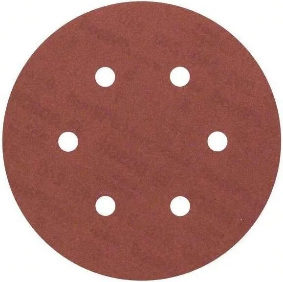 Klettscheibe DSV A/E Durchmesser 150mm, Korngröße 80, 8+1 Löcher, 5 Stück