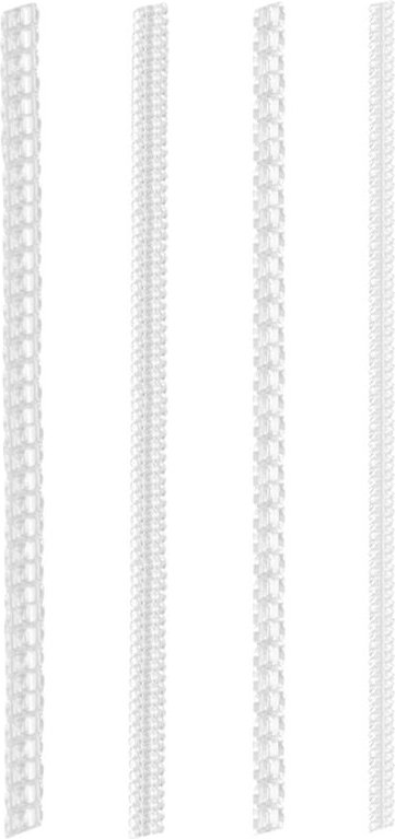 Größenversteller für lose Ringe, unsichtbarer Schutzclip, transparentes Silikon, Größenversteller, 4 Größen