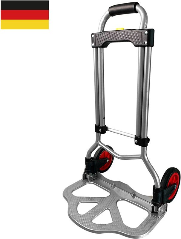 Sackkarren Sackkarre klappbare Transportkarre Handkarre Rucksack Trolley Gepäckwagen mit ausziehbarem Griff belastbar bi...