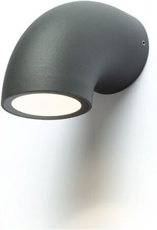 Lampada applique PIPER da parete grigio antracite 230V LED 6W IP54 3000K