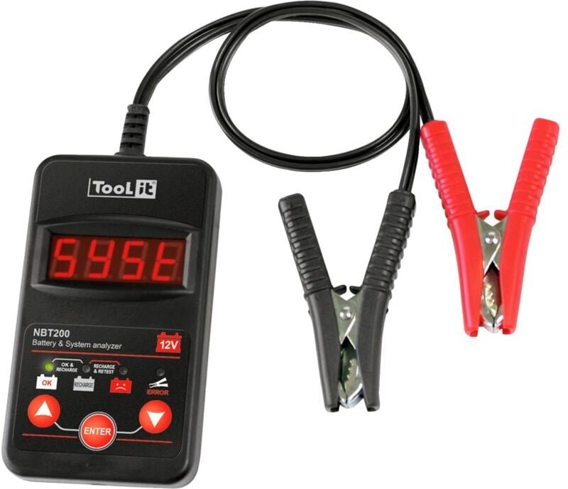 Toolit NBT200 Kfz-Batterietester, Batterieüberwachung 50 cm