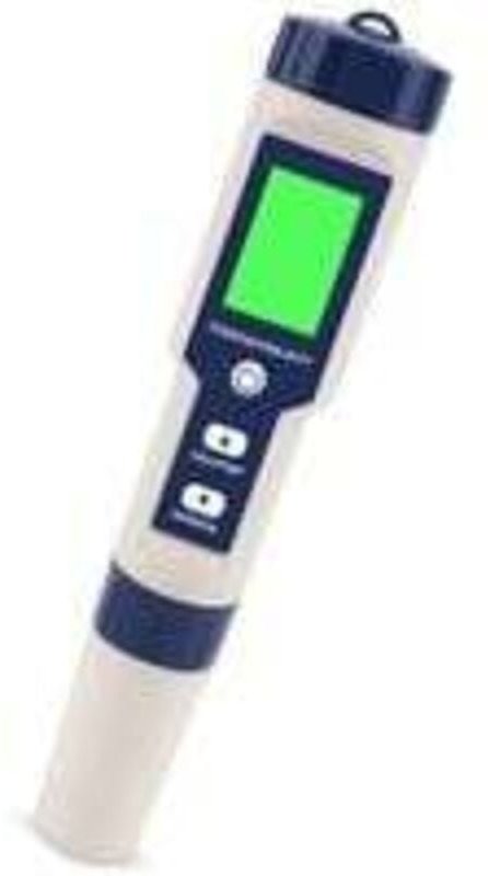 Elektronischer 5-in-1-PH-Meter-Tester, misst pH-Wert, tds, EC-Salzgehalt und Temperatur, Wasserqualitätstester, LCD-Anze...