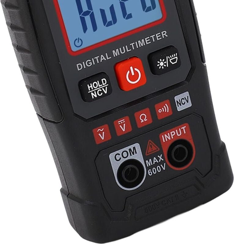 Digitalmultimeter, 4000 Counts, automatischer Bereichsspannungstester, NCV-Werkzeug mit LED-Licht für Elektriker, Heimwe...