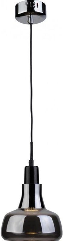 Privatefloor - Deckenlampe - Pendelleuchte - Chrommetall - Mittelgroß - Blake Grau transparent