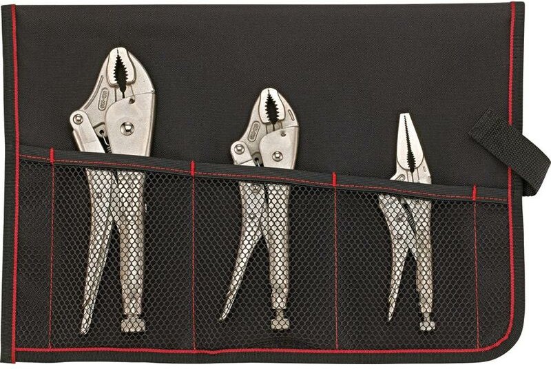 Gripzangensatz 3 teilig in Rolltasche - Format