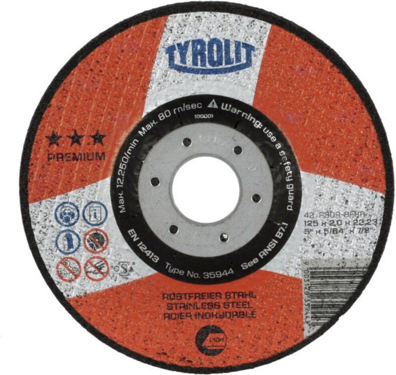 Tyrolit - Trennscheibe premium, Scheiben-Ø: 125 mm, 563300 125
