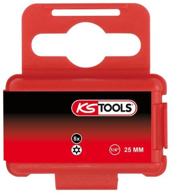 1/4' Bit Torx, Bohrung, 25mm, TB9, 5er Pack