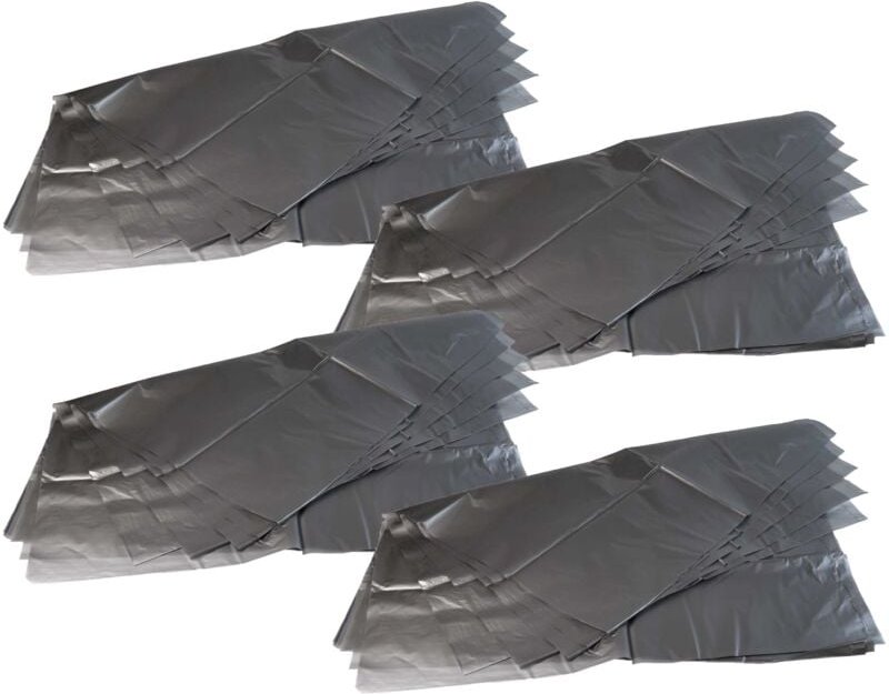 20x Entsorgungsbeutel Ersatz für Makita 195432-5, 0088381369473 für Staubsauger - Polyethylen, 64cm x 66cm silbergrau - ...