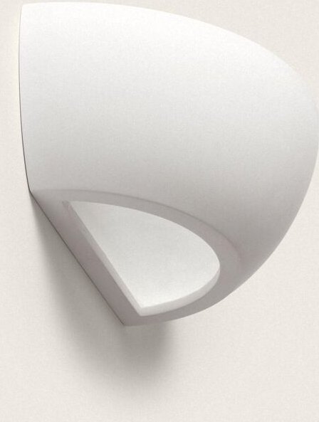 Wandleuchte Gips Bexley Weiß