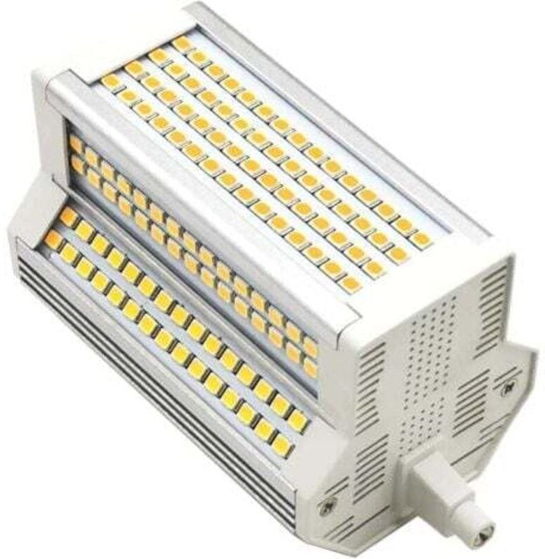 R7S LED-Leuchtmittel, 50 W, warmes Licht, dimmbar, 3000 K, doppelendig, J118, J-Typ, 118 mm, LED-Strahler, 5000 lm, 500 ...