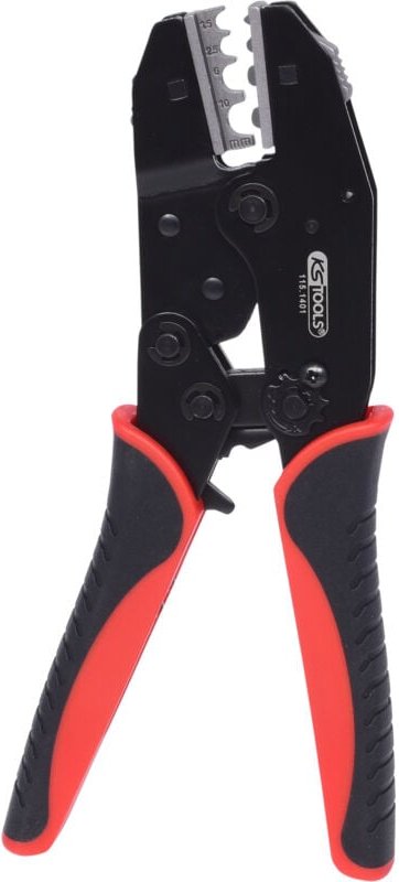 Ks Tools - Crimpzange für nicht isolierte Kabelschuhe, 220mm ( 115.1430 )