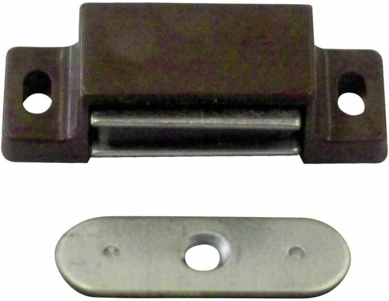 HSI - sb Magnetschnäpper, braun feste Gegenplatte, Inhalt: 2 Stück