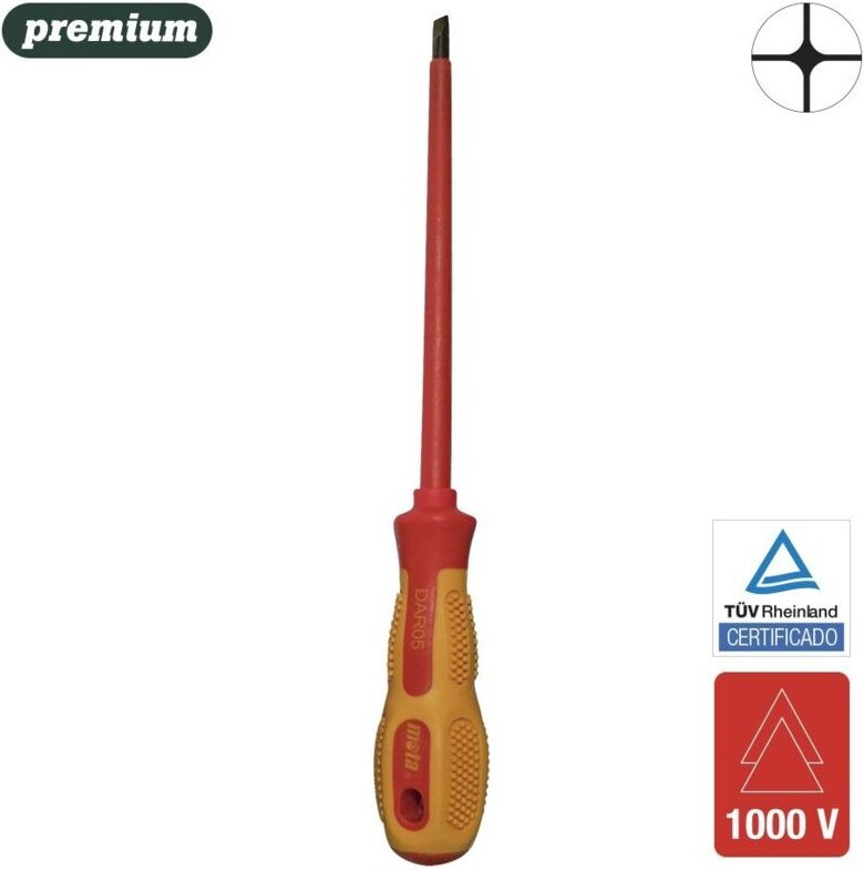 Gerader isolierter Schraubendreher 5,5 x 125 mm Dir5 MOTA