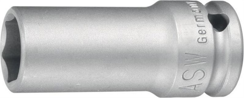 ASW - Kr.-Steckschlüssel-Einsatz 1/2' Schlüsselweite 16mm lang Länge 78mm