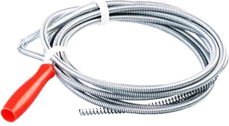 Abflussspirale mit Kurbel, Abflussreinigung, Abflussreinigungssonde, Abflussspirale für manuelle Arbeiten (Packung 1 (3 ...