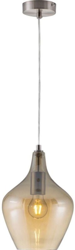 Globo - hängeleuchte - PASO - bernstein - glas - Ø 22cm - E14 -