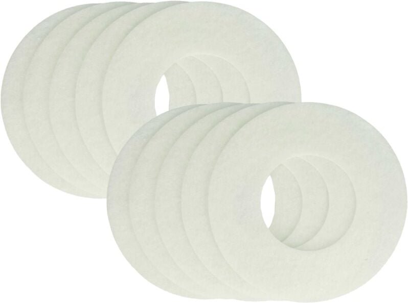 10x Filter kompatibel mit Balzer a 60, a 90, l-g, l-g/bm, l-w Unterputz- / Aufputzlüfter Lüfter - Ersatz für 17 000 160,...