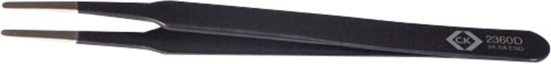 C.K T2360D ESD Pinzette 2a SA-ESD Flach-rund, fein 120 mm