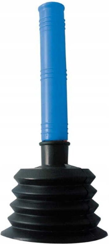 Toilettenstampfer mit Gummischale und Kunststoffgriff