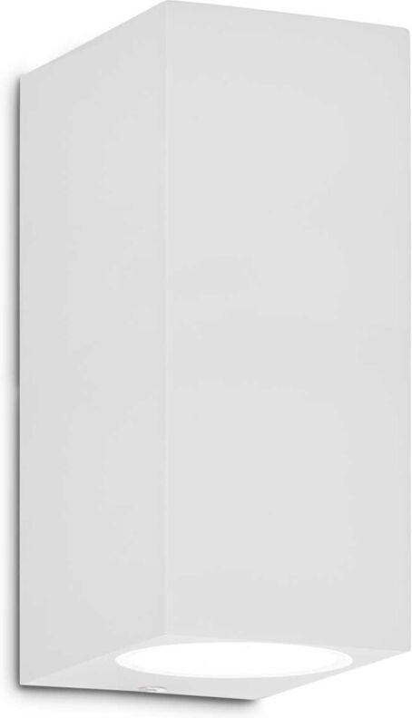 Ideal Lux Up - 2 Licht Outdoor Up Down Wandleuchte Weiß IP44, G9