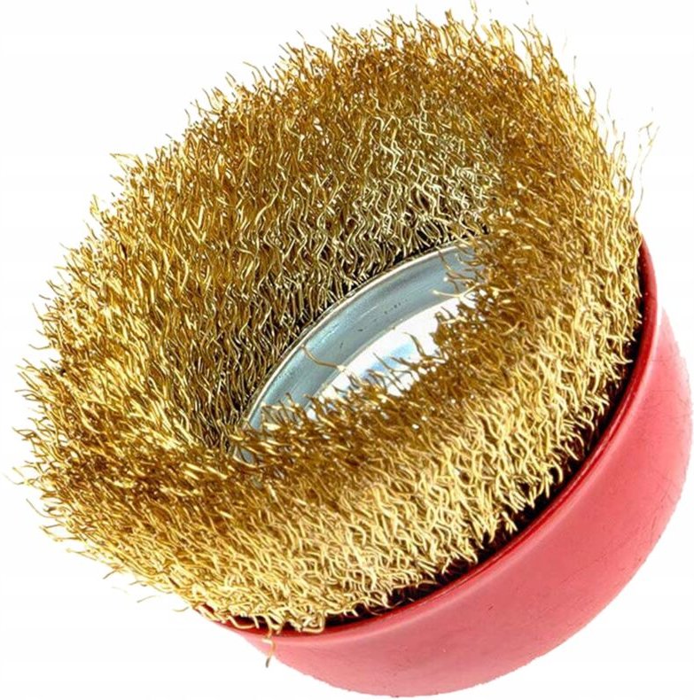 Drahtbürste Endbürste Messingdraht M14 125mm